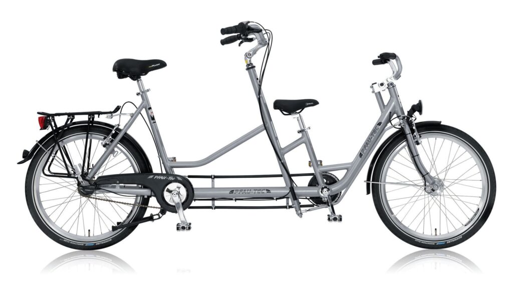Vélo Tandem Pliant 20 Pouces – 3 Places, 7 Vitesses, Capacité 200 Kg | Parfait Pour Couples, Familles, Balades Urbaines Et Plage - 2